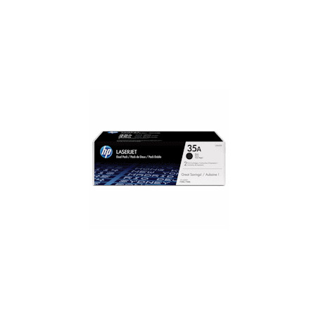 HP Toner 35A schwarz Doppelpackung (CB435AD)