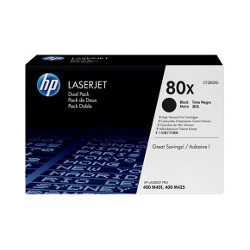 HP Toner 80X schwarz, 2er Pack (CF280XD)