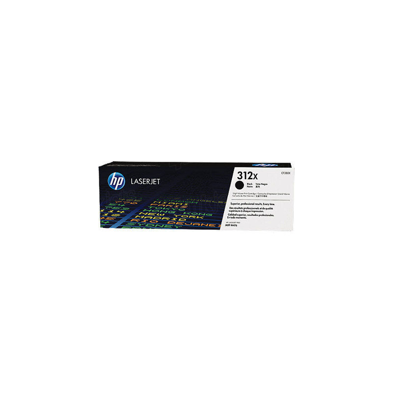 HP Toner 312X schwarz hohe Kapazität (CF380X)
