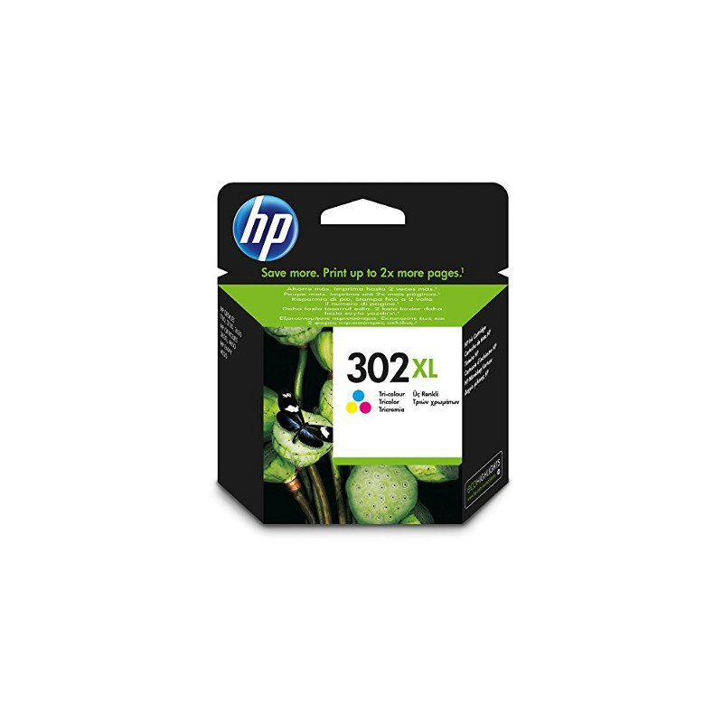 HP Druckkopf mit Tinte Nr 302 XL farbig (F6U67AE)