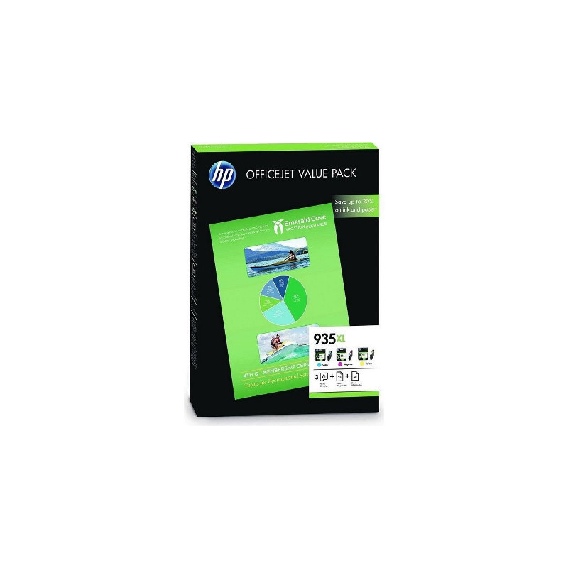 HP Tinte Nr 935 XL CMY Value Pack (F6U78AE)