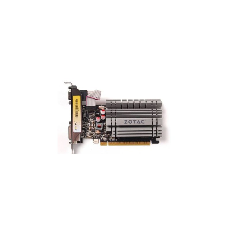 Zotac GeForce GT 730 (GK208) passiv, 2GB DDR3, VGA, DVI, HDMI (ZT-71113-20L)