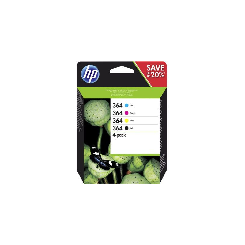 HP Tinte Nr 364 XL Combo Value Pack (N9J74AE)