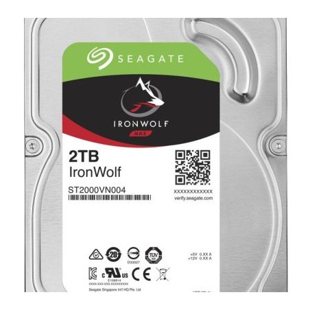 Seagate IronWolf NAS HDD  2TB, SATA 6Gb/s (ST2000VN004)