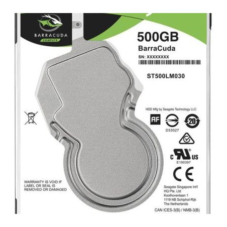 Seagate BarraCuda Compute   500GB, SATA 6Gb/s (ST500LM030)