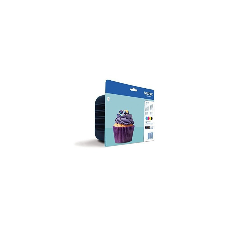 Brother LC123VAL Tinte Value Pack (LC123VALBPDR)