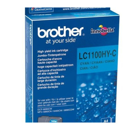 Brother LC1100HYC Tinte cyan hohe Kapazität