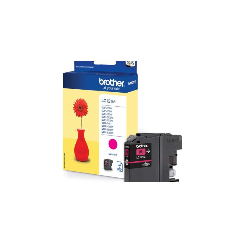 Brother LC121M Tinte magenta