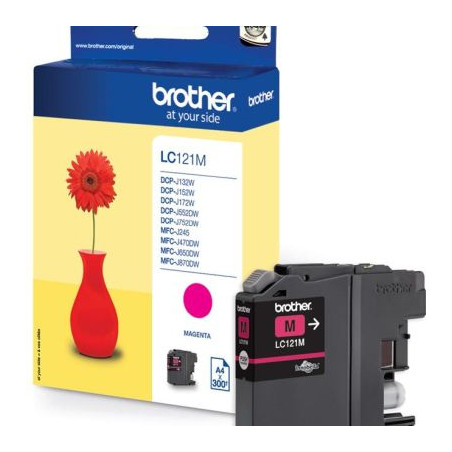 Brother LC121M Tinte magenta