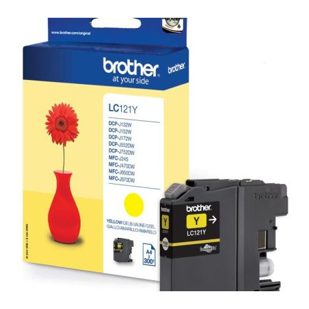Brother LC121Y Tinte gelb