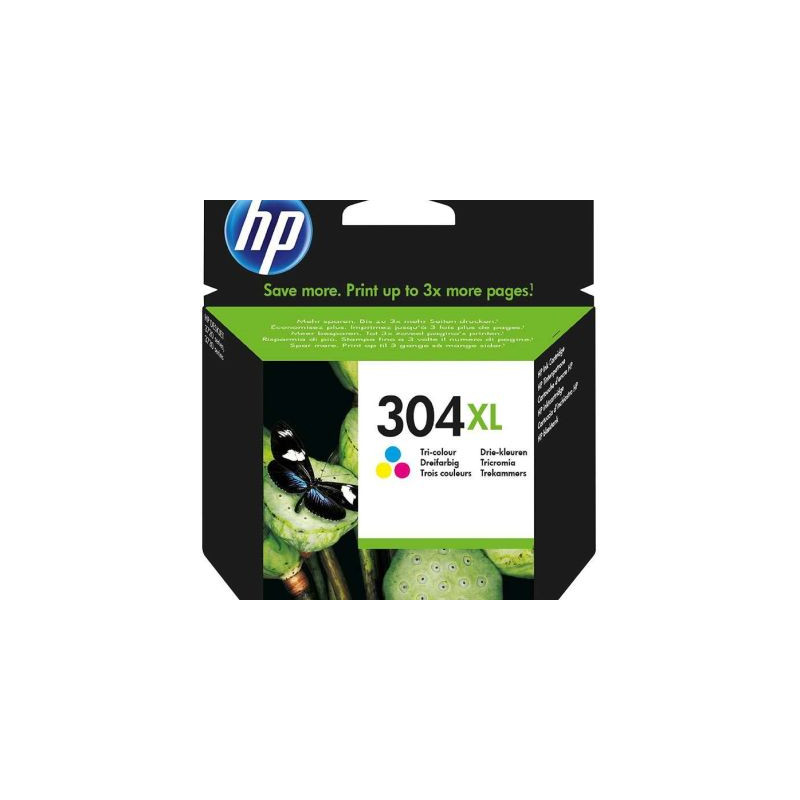 HP 304 XL Druckkopf mit Tinte farbig (N9K07AE)
