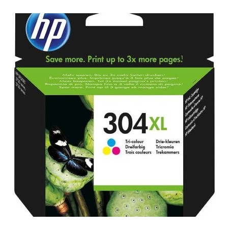 HP 304 XL Druckkopf mit Tinte farbig (N9K07AE)