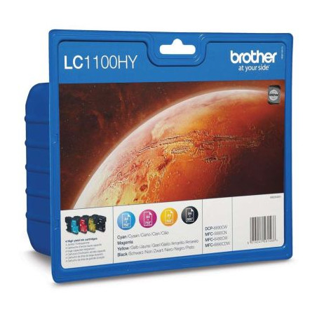 Brother LC1100HY Tinte Value Pack hohe Kapazität (LC1100HYVALBPDR)