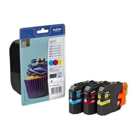 Brother LC123RB Tinte Rainbow Kit (LC123RBWBPDR)