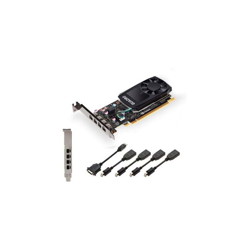 PNY Quadro P620, 2GB GDDR5, 4x mDP (VCQP620-PB)