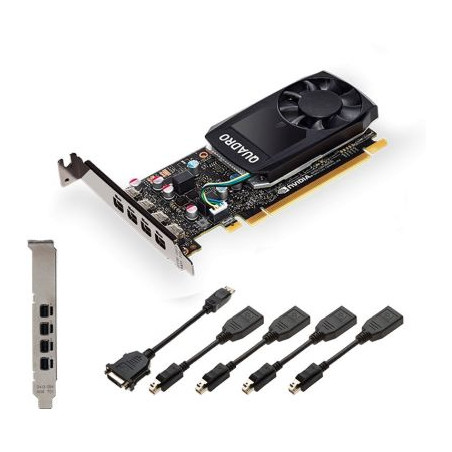 PNY Quadro P620, 2GB GDDR5, 4x mDP (VCQP620-PB)