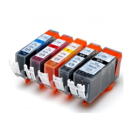 Kompatible Tinte zu Canon PGI-525/CLI-526 Rainbow-Kit