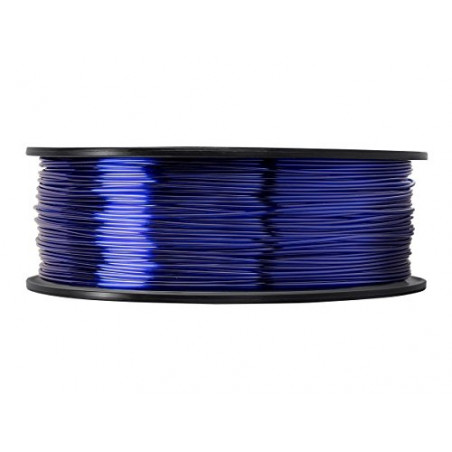 3D filament 1,75 mm TPU rubber gummi transparent blau 800g