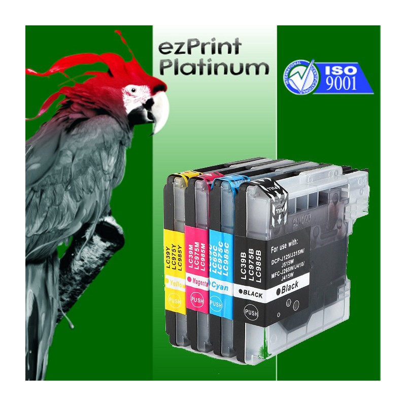 4x Druckerpatronen kompatibel für Brother LC900 XL set Multipack