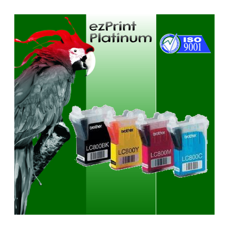 4x Druckerpatronen kompatibel für Brother LC800 XL set Multipack