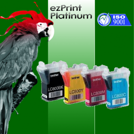 4x Druckerpatronen kompatibel für Brother LC800 XL set Multipack