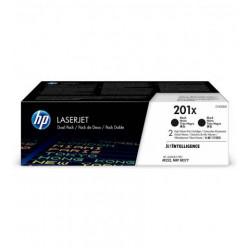 HP Toner 201X schwarz, 2er-Pack (CF400XD)