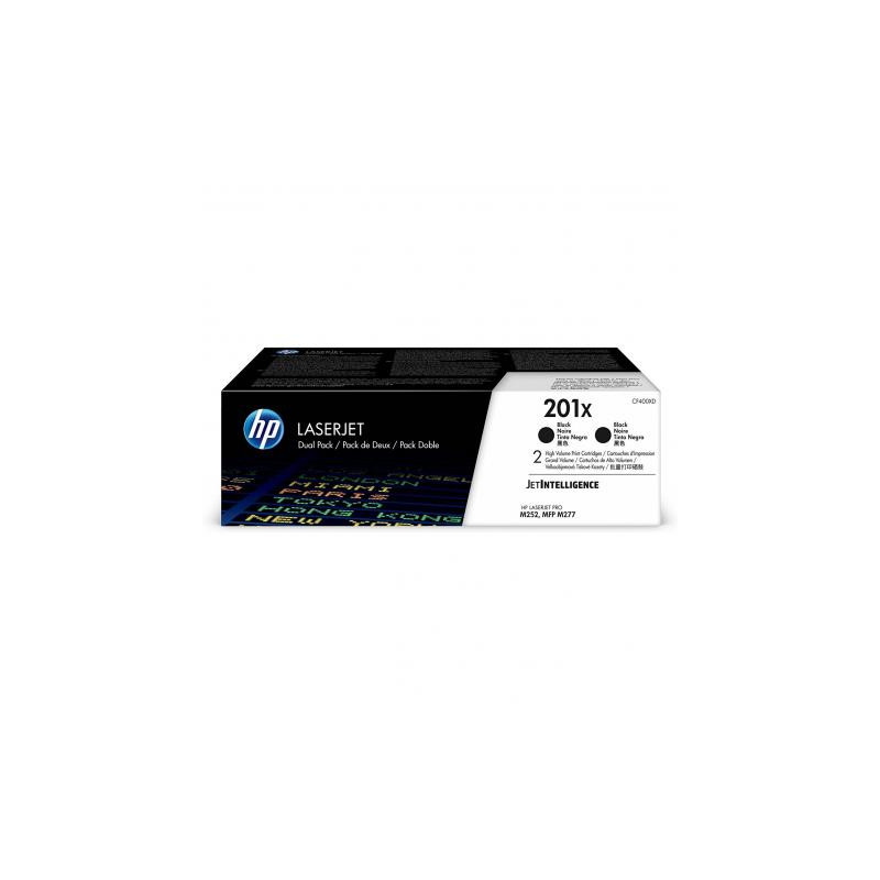 HP Toner 201X schwarz, 2er-Pack (CF400XD)