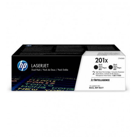 HP Toner 201X schwarz, 2er-Pack (CF400XD)