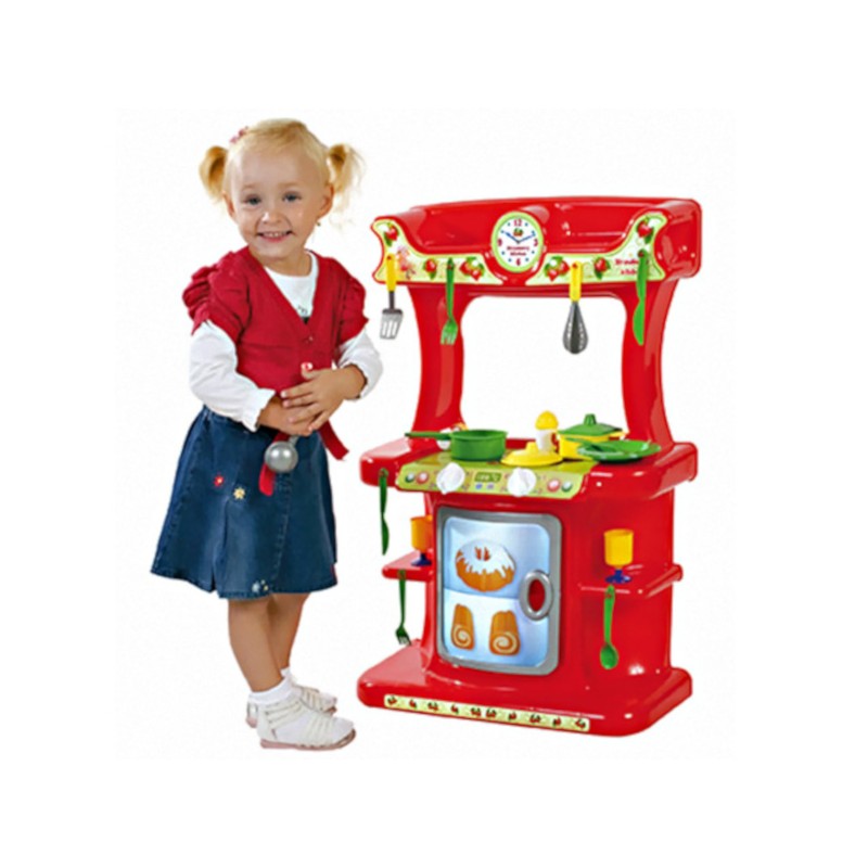 Spielküche Strawberry 76cm 19-tlg. Zubehör