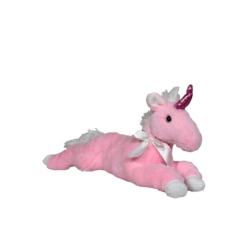 Einhorn liegend 46cm rosa Einhorn liegend 46cm rosa