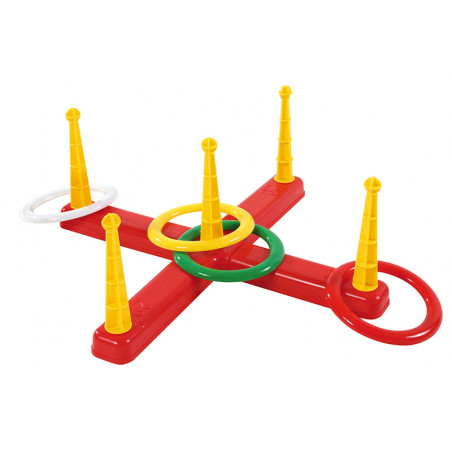 Zielwurfspiel mit 4 Ringen