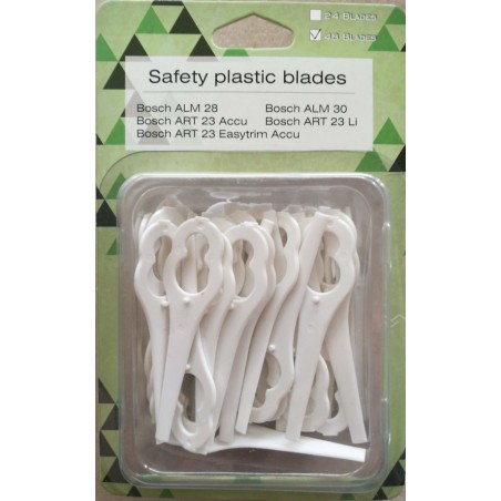 nano 20Stk Ersatz Messer Klingen für Bosch ALM 28, ALM 30, ART 26 Accutrim