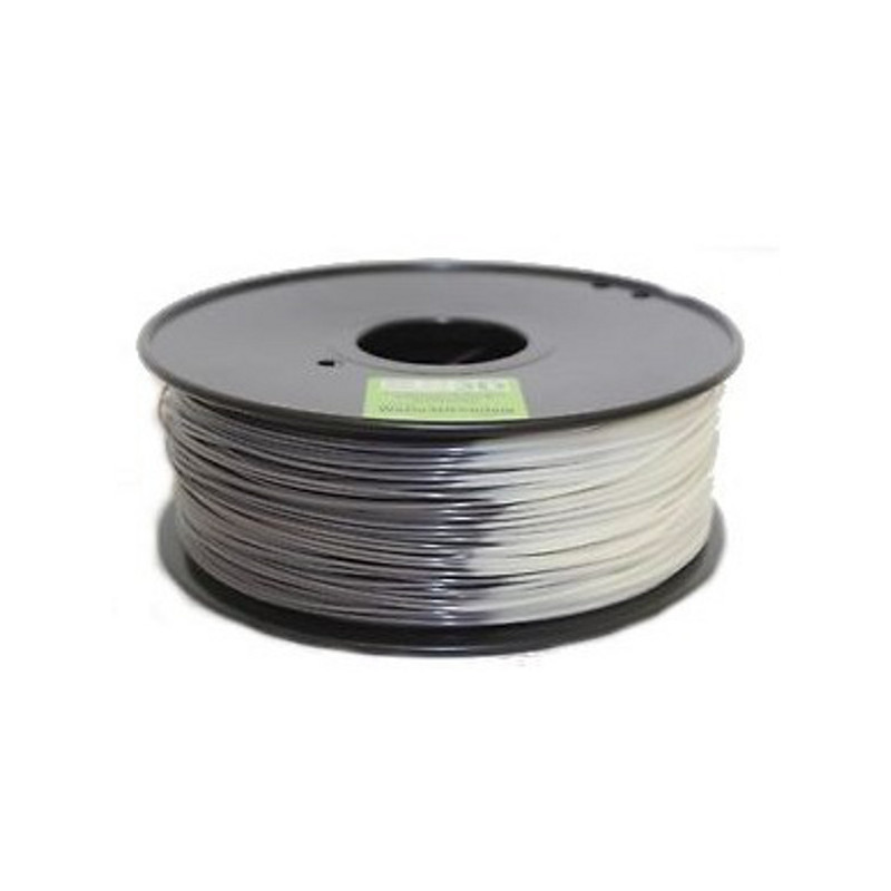3D Filament 1,75 mm ABS Tempshift grau zu weiß 1000g 1kg