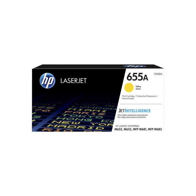HP Toner 655A gelb (CF452A)