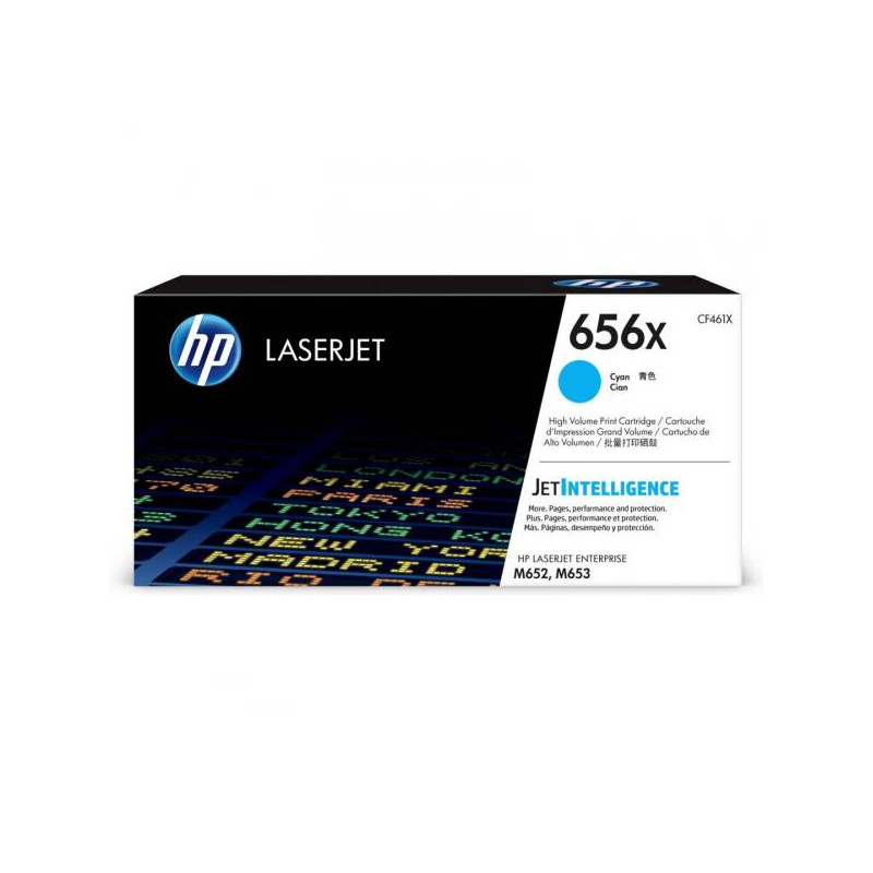 HP Toner 656X cyan (CF461X)