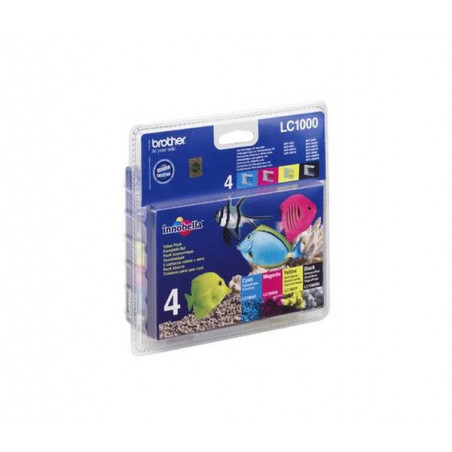 Brother LC1000 (B/C/M/Y) (LC1000VALBP)