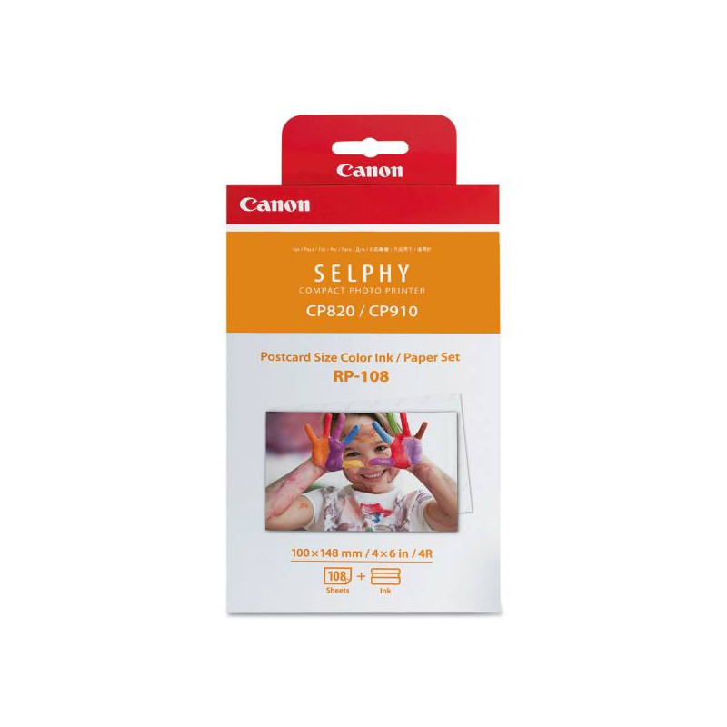 Canon RP-108 High-Capacity Color Ink/Paper Set (8568B001)