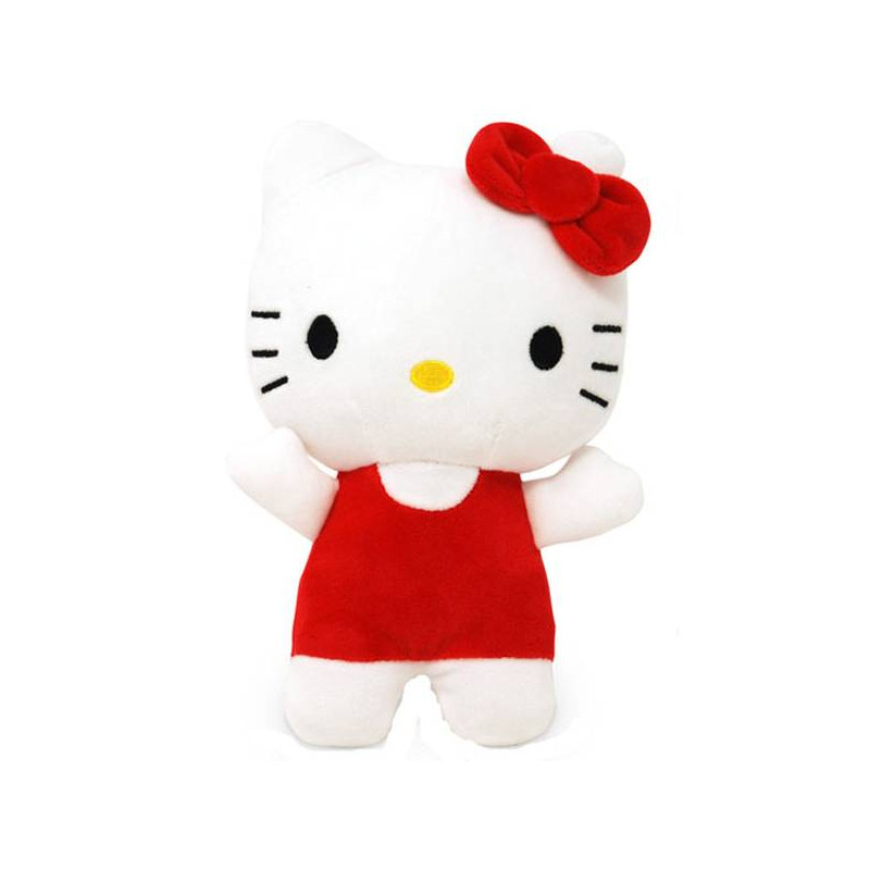 Hello Kitty Plüschfigur rot