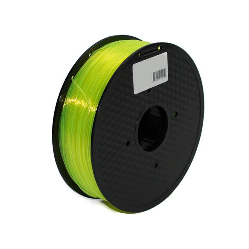 3D Filament 1,75 mm PLA TRANS gelb 1000g 1kg