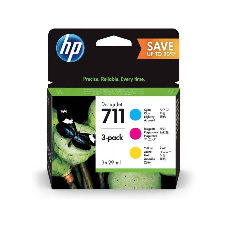 HP P2V32A (711) Color Multipack