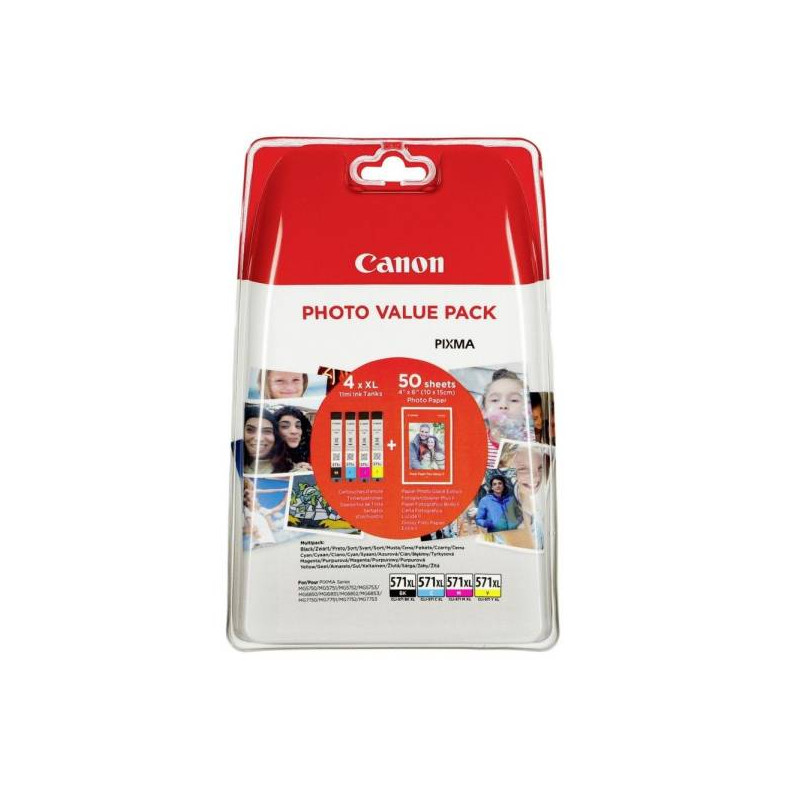 Canon CLI-571XL Photo Value Pack (0332C005)