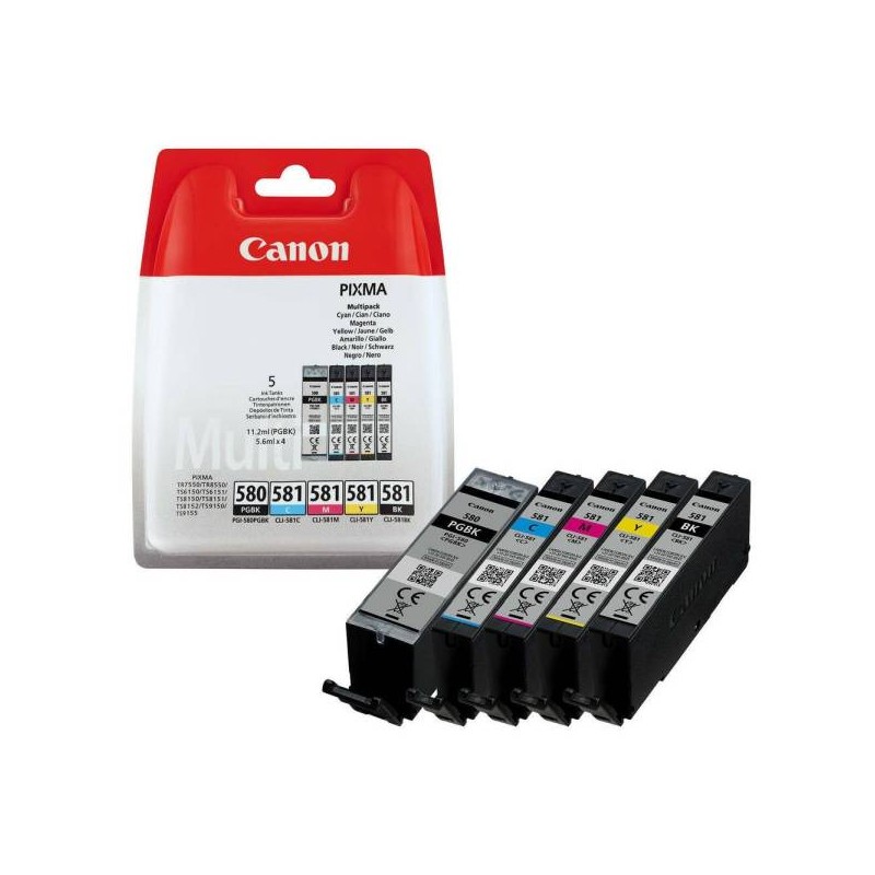 Canon CLI-581/PGI-580 Multi Color Pack (2078C005)
