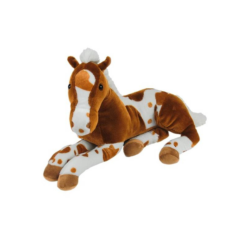 Plüschtier Pferde Baby super weich hellbraun 48cm 