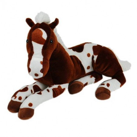 Plüschtier Pferde Baby super weich braun 48cm 