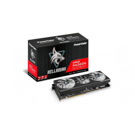 PowerColor RX 6700 XT 12GB DDR6 Hellhound  (AXRX 6700XT 12GBD6-3DHL)