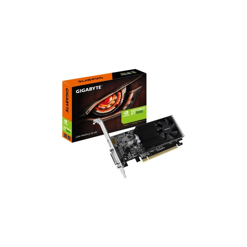Gigabyte GeForce GT 1030 Low Profile D4 2G, 2GB DDR4, DVI, HDMI (GV-N1030D4-2GL)