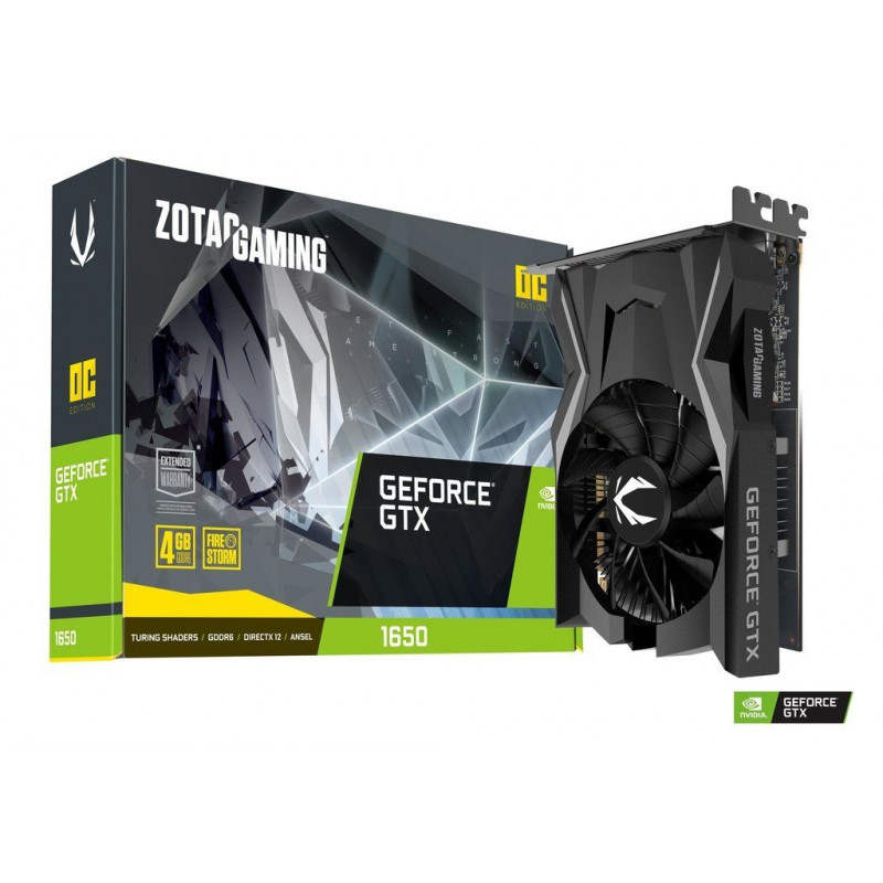 Zotac GeForce GTX 1650 4GB DDR6 Gaming OC (ZT-T16520F-10L)