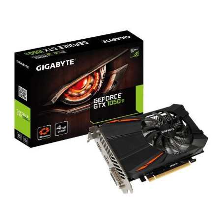 Gigabyte GeForce GTX 1050 Ti D5 4G, 4GB GDDR5, DVI, HDMI, DisplayPort (GV-N105TD5-4GD)