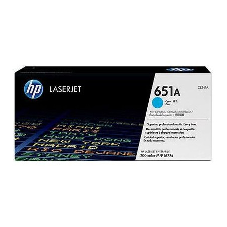 HP Toner 651A cyan (CE341A)