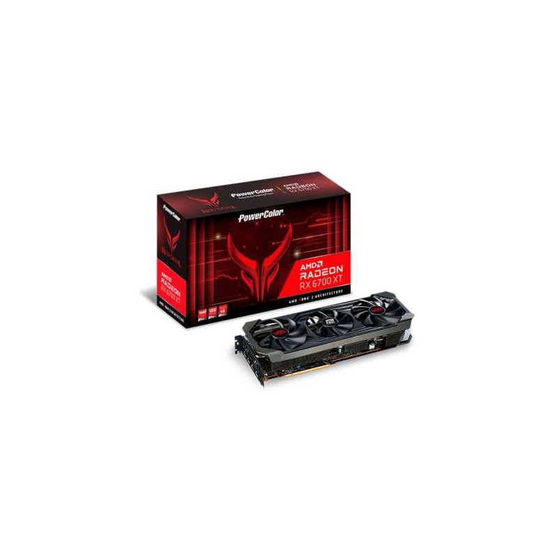 PowerColor RX 6700 XT 12GB DDR6 Red Devil OC  (AXRX 6700XT 12GBD6-3DHE/OC)